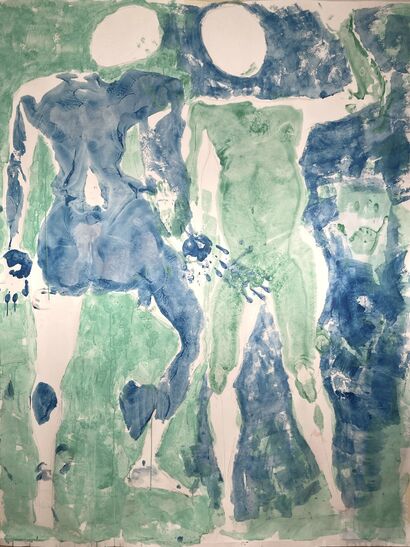 Anthropometry n 3 - a Paint Artowrk by TIZIANO GHEDINA